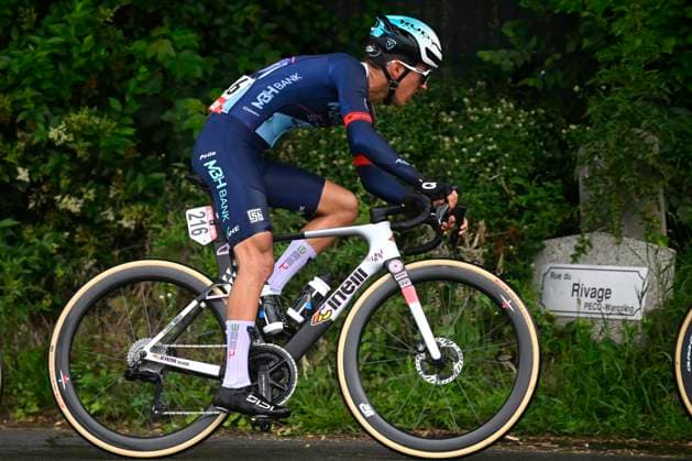 Circuit Franco Belge 2026 Cycling Race MONT-DE-L ENCLUS, BELGIUM - JUNE 10 : Valent Mark (HUN) of MBH Bank CSB Telecom Fort during the 85th edition of Circuit Franco Belge an UCI ProSeries 1.Pro one day cycling road race for Men Elite of 195.6 km with start in Tournai and finish in Mont-de-L enclus on June 10, 2026 in Mont-de-L enclus, Belgium, 10 06 2026 ( Motordriver Stephan Boone - Mont-de-L enclus Belgium  Copyright: xTomasxSiskx
