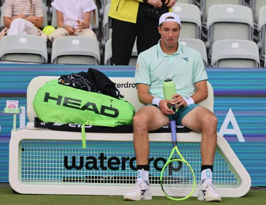 10 06 2026, Boss Open 2026, ATP Tour 250 Stuttgart, TTC Weissenhof, Tennis, Sport, in the picture Jan Lennard Struff GER
