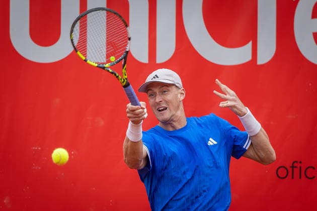 BRATISLAVA OPEN TENNIS ATP, Tennis Herren CHALLENGER Jan Choinski (Great Britain) during second round ATP Tennis Challenger tour 100 Bratislava Open match against Federico Cina (Italy). Tennis courts Slovan Bratislava, Bratislava, Slovakia, June 10, 2026. Photo by Branislav Racko Copyright: xx 080A1532