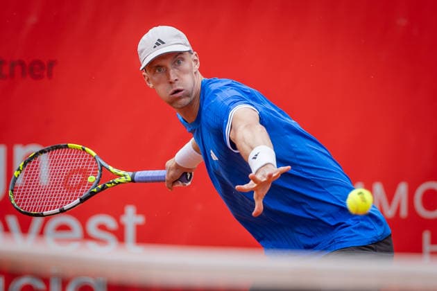 BRATISLAVA OPEN TENNIS ATP, Tennis Herren CHALLENGER Jan Choinski (Great Britain) during second round ATP Tennis Challenger tour 100 Bratislava Open match against Federico Cina (Italy). Tennis courts Slovan Bratislava, Bratislava, Slovakia, June 10, 2026. Photo by Branislav Racko Copyright: xx 080A1612