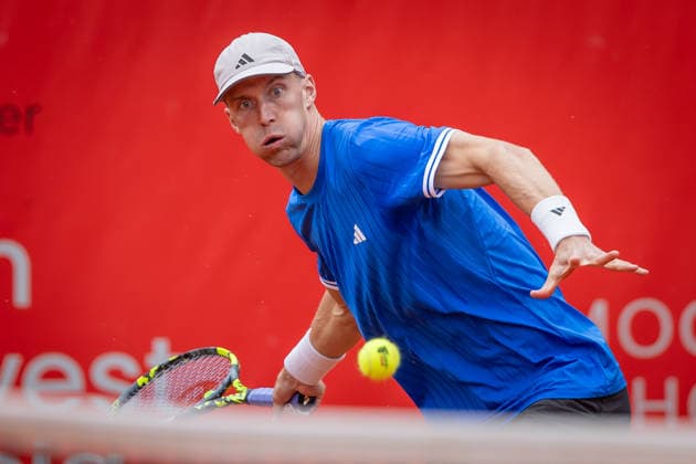 BRATISLAVA OPEN TENNIS ATP, Tennis Herren CHALLENGER Jan Choinski (Great Britain) during second round ATP Tennis Challenger tour 100 Bratislava Open match against Federico Cina (Italy). Tennis courts Slovan Bratislava, Bratislava, Slovakia, June 10, 2026. Photo by Branislav Racko Copyright: xx 080A1614