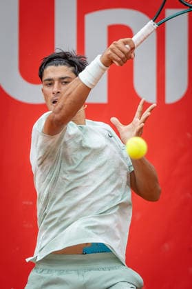 BRATISLAVA OPEN TENNIS ATP, Tennis Herren CHALLENGER Federico Cina (Italy) during second round ATP Tennis Challenger tour 100 Bratislava Open match against Jan Choinski (Great Britain). Tennis courts Slovan Bratislava, Bratislava, Slovakia, June 10, 2026. Photo by Branislav Racko Copyright: xx 080A1729