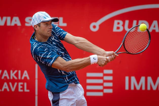 BRATISLAVA OPEN TENNIS ATP, Tennis Herren CHALLENGER Alexander Donski (Bulgaria) during second round ATP Tennis Challenger tour 100 Bratislava Open match against Joao Lucas Reis Da Silva (Brazil). Tennis courts Slovan Bratislava, Bratislava, Slovakia, June 10, 2026. Photo by Branislav Racko Copyright: xx 080A1992