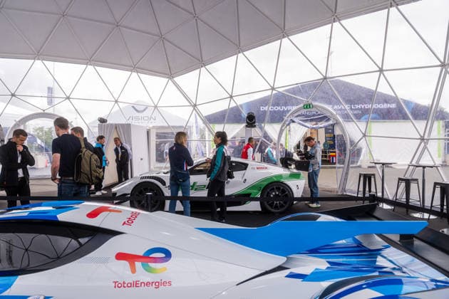 24 HEURES DU MANS 2026 - FREE PRACTICE AND QUALIFIYING SESSION Ligier JS2R H2E during the Free Practice and Qualifying session of the 24 Hours of Le Mans 2026, 3rd round of the 2026 FIA World Endurance Championship, from June 10 to 11, 2026 on the Circuit des 24 Heures du Mans in Le Mans, France - Le MansFrance  Copyright: xGermainxDurandx