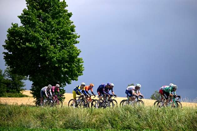 Circuit Franco Belge 2026 Cycling Race MONT-DE-L ENCLUS, BELGIUM - JUNE 10 : Roosen Timo (NED) of Team Picnic PostNL, Pietrobon Andrea (ITA) of Team Polti VisitMalta, Gomez Iker (ESP) of Equipo Kern Pharma, Van Der Tuuk Axel (NED) of Euskaltel - Euskadi, Huck Leandre (FRA) of Van Rysel Roubaix, Baguelin Jocelyn (FRA) of Aarco, Caillet Camille (BEL) of Color Code - Alu Center, Brunel Alexys (FRA) of TotalEnergies, Torney Artuur (BEL) of Team Flanders - Baloise during the 85th edition of Circuit Franco Belge an UCI ProSeries 1.Pro one day cycling road race for Men Elite of 195.6 km with start in Tournai and finish in Mont-de-L enclus on June 10, 2026 in Mont-de-L enclus, Belgium, 10 06 2026 ( Motordriver Stephan Boone - Mont-de-L enclus Belgium  Copyright: xTomasxSiskx
