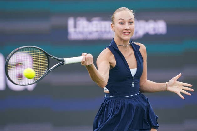 2026-06-10 - Libema Open 2026 ROSMALEN, NETHERLANDS - JUNE 10: Anastasia Potapova of Austria during the Libema Open 2026 at the Autotron on June 10, 2026 in Rosmalen, Netherlands Rosmalen Autotron Netherlands Content not available for redistribution in The Netherlands directly or indirectly through any third parties. Copyright: xAndrexWeeningx
