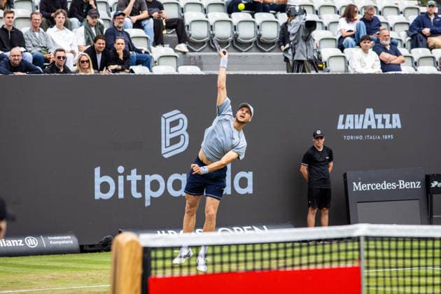 10 06 26 Boss Open Stuttgart Germany, Stuttgart, 10 06 2026, Tennis, Boss Open Stuttgart Yannick Hanfmann Germany