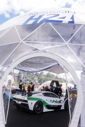 24 HEURES DU MANS 2026 - FREE PRACTICE AND QUALIFIYING SESSION Ligier JS2R H2E during the Free Practice and Qualifying session of the 24 Hours of Le Mans 2026, 3rd round of the 2026 FIA World Endurance Championship, from June 10 to 11, 2026 on the Circuit des 24 Heures du Mans in Le Mans, France - Le MansFrance  Copyright: xGermainxDurandx