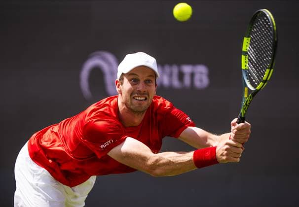 DEN BOSCH - Botic VAN DE ZANDSCHULP during the ATP, Tennis Herren singles match against Tallon GRIEKSPOOR at the LibÃ ma Open 2026. The combined ATP WTA, Tennis Damen tournament is being held on the event grounds of the former Autotron car theme park. FREEK VAN DEN BERGH ANP xVIxANPxSportx xxANPxIVx 560648257 originalFilename: 560648257.jpg