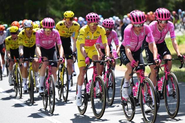 Tour Auvergne - Rhone-Alpes 2026 Stage 4 MONTROND-LES-BAINS, FRANCE - JUNE 10 : Baudin Alex (FRA) of EF Education - Easypost during stage 4 of the 78th edition of Tour Auvergne - Rhone-Alpes an UCI World Tour 2.UWT cycling road race stage for Men Elite of 167.4 km with start in Le Puy-en-Velay and finish in Montrond-les-Bains on June 10, 2026 in Montrond-les-Bains, France, 10 06 2026 ( Motordriver Guy De Vuyst - Montrond-les-Bains France  Copyright: xVincentxKalutx