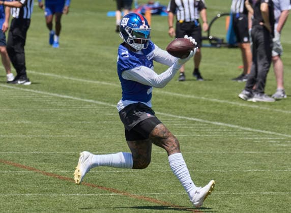 New York Giants wide receiver Odell Beckham, Jr (3) during minicamp held at the Quest Diagnostics Training Center in East Rutherford, New Jersey. CSM East Rutherford United States - ZUMAc04_ 20260610_zma_c04_011 Copyright: xDuncanxWilliamsx