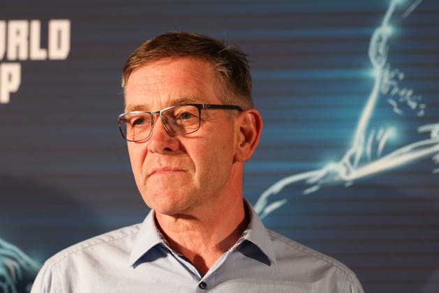 Alfred Gislason national coach, DHB, Germany at the Handball Talk before the draw, GER, Draw for the IHF Mens Handball World Championship 2027, 10 06 2026, GER, Draw for the IHF Mens Handball World Championship 2027, 10 06 2026 Munich Copyright: xEibner-Pressefoto JennixMaulx EP_JML