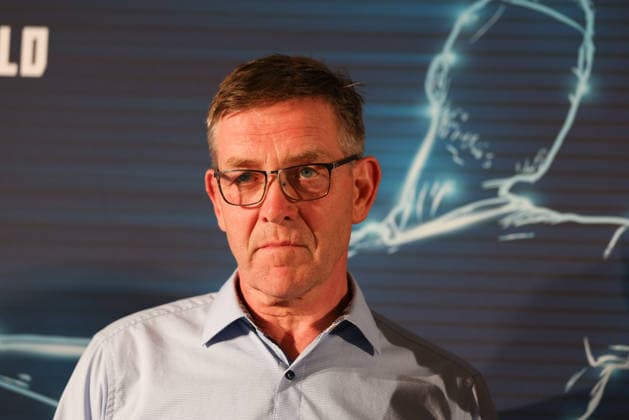 Alfred Gislason national coach, DHB, Germany at the Handball Talk before the draw, GER, Draw for the IHF Mens Handball World Championship 2027, 10 06 2026, GER, Draw for the IHF Mens Handball World Championship 2027, 10 06 2026 Munich Copyright: xEibner-Pressefoto JennixMaulx EP_JML