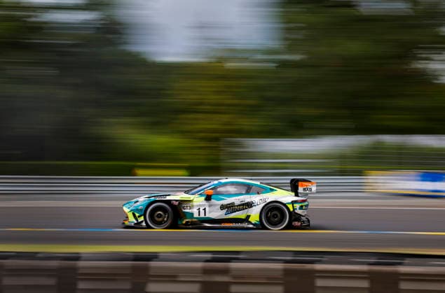 AUTO - ROAD TO LE MANS 2026 11 MORENO Sebastian (col), ISCHER Ethan (sui), Code Racing Development MLMC, Aston Martin Vantage AMR GT3 Evo, action during the Road to Le Mans 2026, 3rd round of the 2026 Michelin Le Mans Cup, from June 10 to 12, 2026 on the Circuit des 24 Heures du Mans in Le Mans, France - Le MansFrance  Copyright: xPauloxMariax