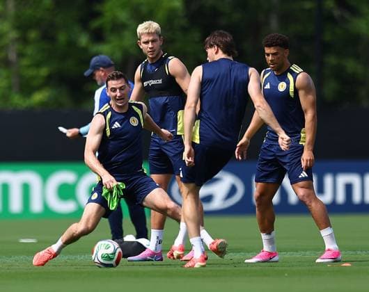 Kenny McLean of Scotland Scotland Training Session and press conference, PK, Pressekonferenz 2026 FIFA World Cup, WM, Weltmeisterschaft, Fussball Football, Atrium Health Performance Park, Charlotte, USA - 10 Jun 2026Charlotte Atrium Health Performance Park United States of America EDITORIAL USE ONLY No use with unauthorised audio, video, data, fixture lists, club league logos or live services. Online in-match use limited to 120 images, no video emulation. No use in betting, games or single club league player publications.  Copyright: xMichaelxZemanek Shutterstockx 16919987u