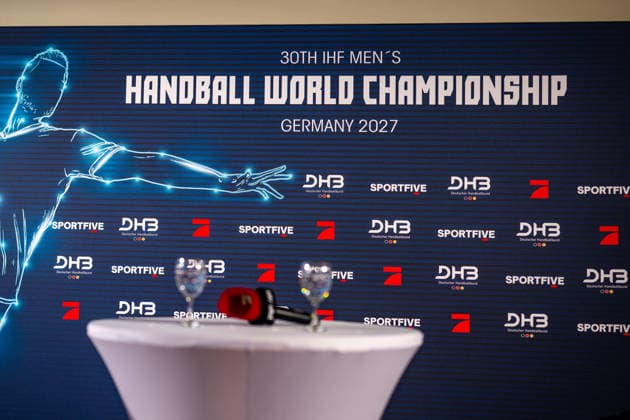 FINAL DRAW IHF MensÂ s Handball World Championship Germany 2027 10 06 2026 Before the group draw for the 2027 Handball World Championship in Germany, a handball talk will take place in advance at the Hofbräuhaus in Munich PRO7, SAT1, Sportfive, DHB, Joyn, RAN, Mikrophon Symbolbild Copyright: xBEAUTIFULxSPORTS Goldbergx