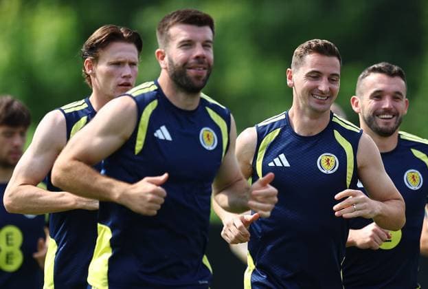Kenny McLean of Scotland Scotland Training Session and press conference, PK, Pressekonferenz 2026 FIFA World Cup, WM, Weltmeisterschaft, Fussball Football, Atrium Health Performance Park, Charlotte, USA - 10 Jun 2026Charlotte Atrium Health Performance Park United States of America EDITORIAL USE ONLY No use with unauthorised audio, video, data, fixture lists, club league logos or live services. Online in-match use limited to 120 images, no video emulation. No use in betting, games or single club league player publications.  Copyright: xMichaelxZemanek Shutterstockx 16919987ag
