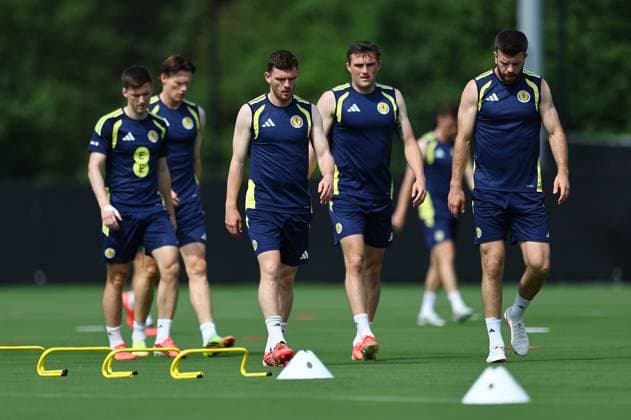 Andy Robertson of Scotland Scotland Training Session and press conference, PK, Pressekonferenz 2026 FIFA World Cup, WM, Weltmeisterschaft, Fussball Football, Atrium Health Performance Park, Charlotte, USA - 10 Jun 2026Charlotte Atrium Health Performance Park United States of America EDITORIAL USE ONLY No use with unauthorised audio, video, data, fixture lists, club league logos or live services. Online in-match use limited to 120 images, no video emulation. No use in betting, games or single club league player publications.  Copyright: xMichaelxZemanek Shutterstockx 16919987ak
