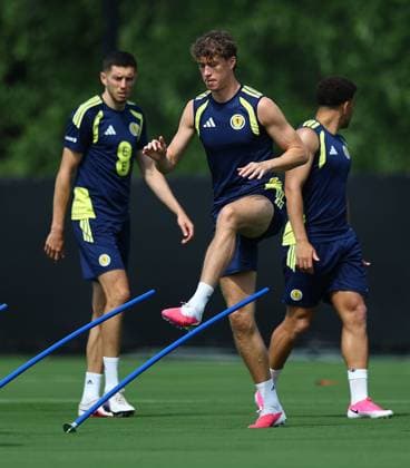 Jack Hendry of Scotland Scotland Training Session and press conference, PK, Pressekonferenz 2026 FIFA World Cup, WM, Weltmeisterschaft, Fussball Football, Atrium Health Performance Park, Charlotte, USA - 10 Jun 2026Charlotte Atrium Health Performance Park United States of America EDITORIAL USE ONLY No use with unauthorised audio, video, data, fixture lists, club league logos or live services. Online in-match use limited to 120 images, no video emulation. No use in betting, games or single club league player publications.  Copyright: xMichaelxZemanek Shutterstockx 16919987al