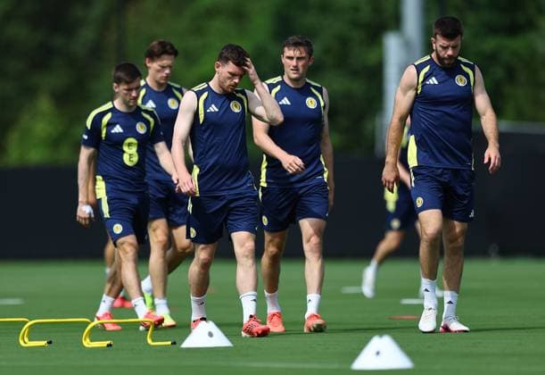 Andy Robertson of Scotland Scotland Training Session and press conference, PK, Pressekonferenz 2026 FIFA World Cup, WM, Weltmeisterschaft, Fussball Football, Atrium Health Performance Park, Charlotte, USA - 10 Jun 2026Charlotte Atrium Health Performance Park United States of America EDITORIAL USE ONLY No use with unauthorised audio, video, data, fixture lists, club league logos or live services. Online in-match use limited to 120 images, no video emulation. No use in betting, games or single club league player publications.  Copyright: xMichaelxZemanek Shutterstockx 16919987aw