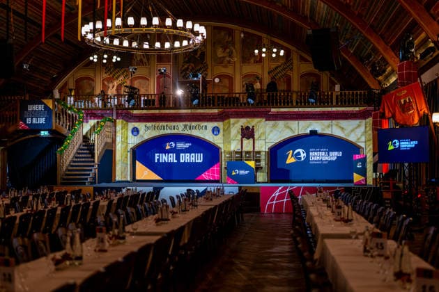 FINAL DRAW IHF MensÂ s Handball World Championship Germany 2027 10 06 2026 The final group draw for the Handball World Championship 2027 takes place today at the Hofbräuhaus in Munich Symbolic image Copyright: xBEAUTIFULxSPORTS Goldbergx