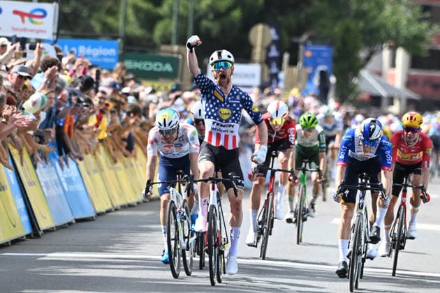 10-06-2026 Tour Auvergne - Rhone Alpes; Tappa 04 Le Puy En Velay - Montrond Les Bains; 2026, Lidl - Trek; 2026, Red Bull - Bora Hansgrohe; 2026, Totalenergies; Simmons, Quinn; Fisher Black, Finn; Vercher, Matteo; Montrond Les Bains; 