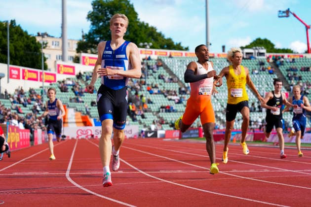 Athletics Bislett Games 2026 Oslo 20260610 Andreas Grimerud won the men s 400m national event during the Bislett Games at Bislett Stadium in Oslo Photo Heiko Junge NTB Oslo Norway EDITORIAL USE ONLY RESTRICTED USE FOR BETTING COMPANIES  Copyright: xHeikoxJungex xNTBx