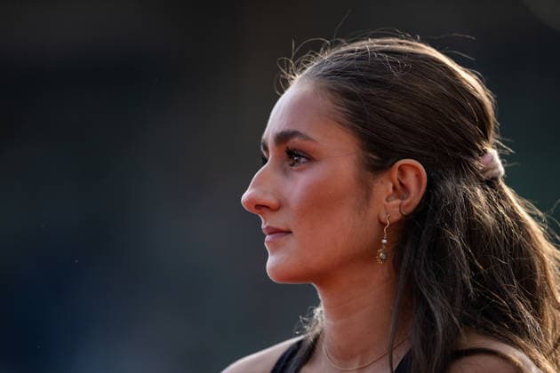 260610 Line Safaa Al Saiddi of Norway ahead of women™s 400 meter national final during the Diamond League athletics competition Bislett Games on June 10, 2026 in Oslo Photo Marius Simensen BILDBYRAN COP 238 MM0071 bbeng friidrett friidrott athletics diamond league bislett games 2026 bislett games norge norway  Copyright: MARIUSxSIMENSEN BB260610BB359