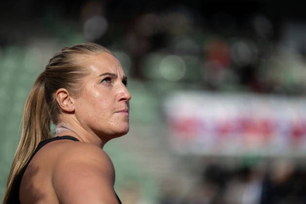 260610 Fanny Roos of Sweden during warm ups ahead of women™s shot put during the Diamond League athletics competition Bislett Games on June 10, 2026 in Oslo Photo Jon Olav Nesvold BILDBYRAN COP 217 MM0071 bbeng friidrett friidrott athletics diamond league bislett games 2026 bislett games norge norway  Copyright: JONxOLAVxNESVOLD BB260610JE002