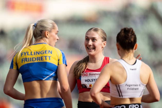260610 Borghild Holstad of Norway after women™s 400 meter national final during the Diamond League athletics competition Bislett Games on June 10, 2026 in Oslo Photo Marius Simensen BILDBYRAN COP 238 MM0071 bbeng friidrett friidrott athletics diamond league bislett games 2026 bislett games norge norway  Copyright: MARIUSxSIMENSEN BB260610BB372