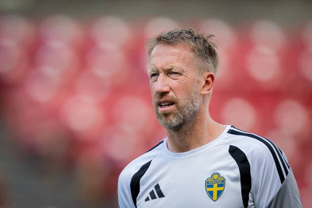 260610 Head coach Graham Potter of the Swedish national football team at a training session during day 1 of the FIFA World Cup 2026 on June 10, 2026 in Dallas Photo Petter Arvidson BILDBYRAN kod PA PA1227 fotboll football soccer fotball vm fotbolls vm fotball vm fotbolls vm 2026 fifa world cup 2026 träning practice training sverige sweden sverige a day 1 bbeng  Copyright: PETTERxARVIDSON BB260610PA026