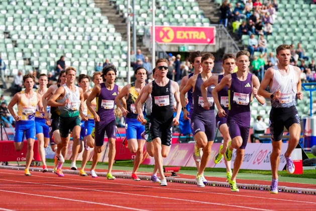 Athletics Bislett Games 2026 Oslo 20260610 Kieran Lumb from Canada in the mens 1500m national event during the Bislett Games at Bislett Stadium in Oslo Photo Heiko Junge NTB Oslo Norway EDITORIAL USE ONLY RESTRICTED USE FOR BETTING COMPANIES  Copyright: xHeikoxJungex xNTBx