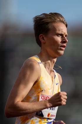 260610 Sigurd Tveit of Norway competes in men™s 1500 meter national final during the Diamond League athletics competition Bislett Games on June 10, 2026 in Oslo Photo Marius Simensen BILDBYRAN COP 238 MM0071 bbeng friidrett friidrott athletics diamond league bislett games 2026 bislett games norge norway  Copyright: MARIUSxSIMENSEN BB260610BB382