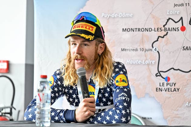 Queen Simmons Wins Tour Auvergne Rhone Alpes Stage 4 Cyclist Queen Simmons of Team LIDL TREK wins the stage 4 of the Tour Auvergne Rhône-Alpes in Montrond les Bains, France, on June 10, 2026. Photo by Julien Reynaud APS-Medias ABACAPRESS.COM Montrond Les Bains France  Copyright: xReynaudxJulien APS-Medias ABACAx