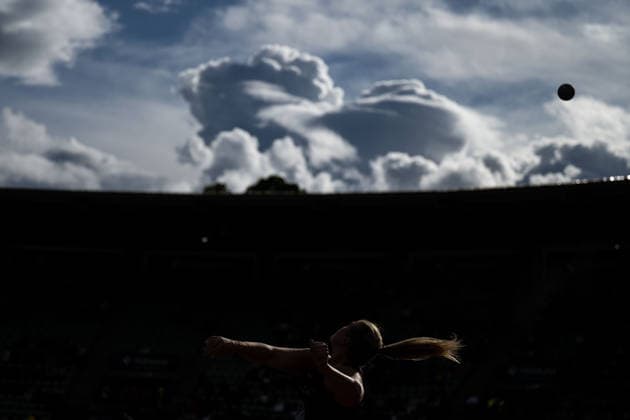 260610 Fanny Roos of Sweden during warm ups ahead of women™s shot put during the Diamond League athletics competition Bislett Games on June 10, 2026 in Oslo Photo Jon Olav Nesvold BILDBYRAN COP 217 MM0071 bbeng friidrett friidrott athletics diamond league bislett games 2026 bislett games norge norway  Copyright: JONxOLAVxNESVOLD BB260610JE006