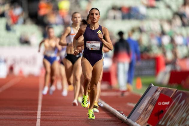 260610 Patricia Silva of Portugal competes in women™s 1500 meter national final during the Diamond League athletics competition Bislett Games on June 10, 2026 in Oslo Photo Marius Simensen BILDBYRAN COP 238 MM0071 bbeng friidrett friidrott athletics diamond league bislett games 2026 bislett games norge norway  Copyright: MARIUSxSIMENSEN BB260610BB402