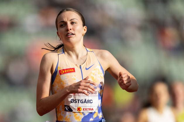 260610 Ingeborg ostgard of Norway competes in women™s 1500 meter national final during the Diamond League athletics competition Bislett Games on June 10, 2026 in Oslo Photo Marius Simensen BILDBYRAN COP 238 MM0071 bbeng friidrett friidrott athletics diamond league bislett games 2026 bislett games norge norway  Copyright: MARIUSxSIMENSEN BB260610BB408