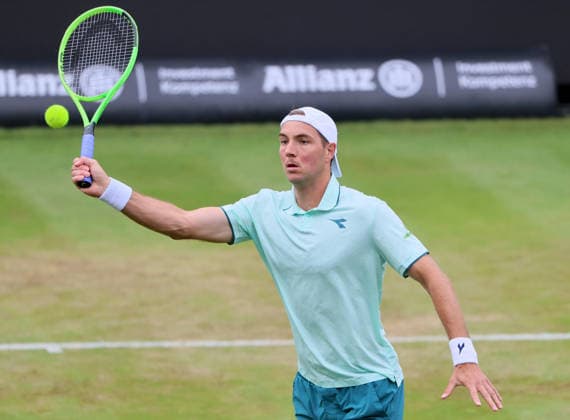10 06 2026, Boss Open 2026, ATP Tour 250 Stuttgart, TTC Weissenhof, Tennis, Sport, in the picture Jan Lennard Struff GER