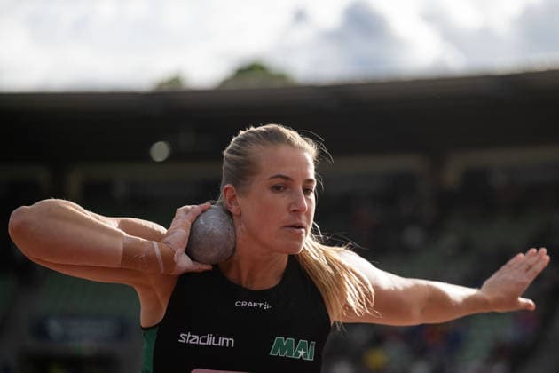 260610 Fanny Roos of Sweden competes in women™s shot put during the Diamond League athletics competition Bislett Games on June 10, 2026 in Oslo Photo Jon Olav Nesvold BILDBYRAN COP 217 MM0071 bbeng friidrett friidrott athletics diamond league bislett games 2026 bislett games norge norway  Copyright: JONxOLAVxNESVOLD BB260610JE011