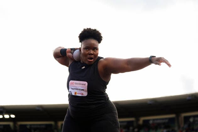 Athletics Bislett Games 2026 Oslo 20260610 Danniel Thomas Dodd from Jamaica in the Diamond League womens shot put event during the Bislett Games at Bislett Stadium in Oslo Photo Beate Oma Dahle NTB Oslo Norway EDITORIAL USE ONLY RESTRICTED USE FOR BETTING COMPANIES  Copyright: xBeatexOmaxDahlex xNTBx