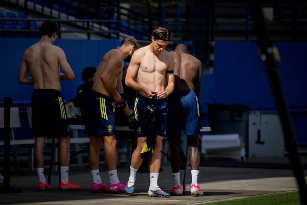 260610 Mattias Svanberg of the Swedish national football team at a training session during day 1 of the FIFA World Cup 2026 on June 10, 2026 in Dallas Photo Petter Arvidson BILDBYRAN kod PA PA1227 fotboll football soccer fotball vm fotbolls vm fotball vm fotbolls vm 2026 fifa world cup 2026 träning practice training sverige sweden sverige a day 1 bbeng  Copyright: PETTERxARVIDSON BB260610PA055