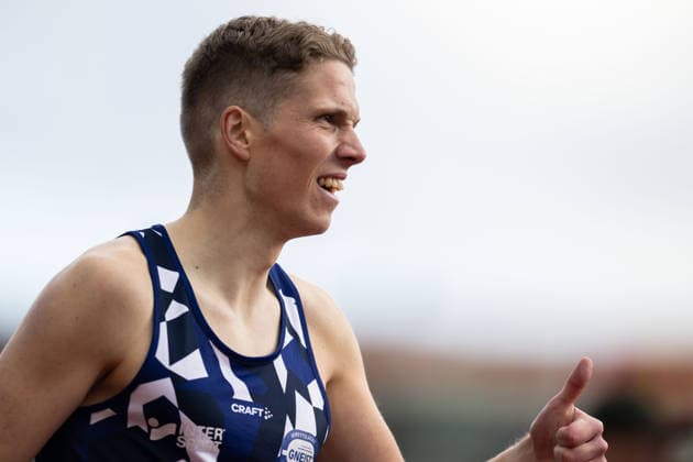 260610 Andreas Fantoft of Norway after men™s 800 meter national final during the Diamond League athletics competition Bislett Games on June 10, 2026 in Oslo Photo Marius Simensen BILDBYRAN COP 238 MM0071 bbeng friidrett friidrott athletics diamond league bislett games 2026 bislett games sverige  Copyright: MARIUSxSIMENSEN BB260610BB423