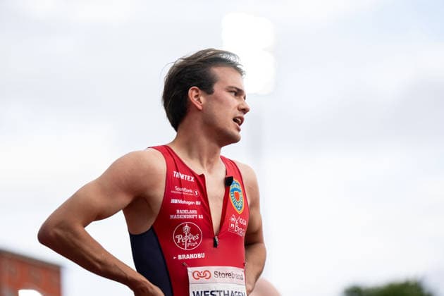 260610 Markus Westhagen of Norway after men™s 800 meter national final during the Diamond League athletics competition Bislett Games on June 10, 2026 in Oslo Photo Marius Simensen BILDBYRAN COP 238 MM0071 bbeng friidrett friidrott athletics diamond league bislett games 2026 bislett games sverige  Copyright: MARIUSxSIMENSEN BB260610BB424