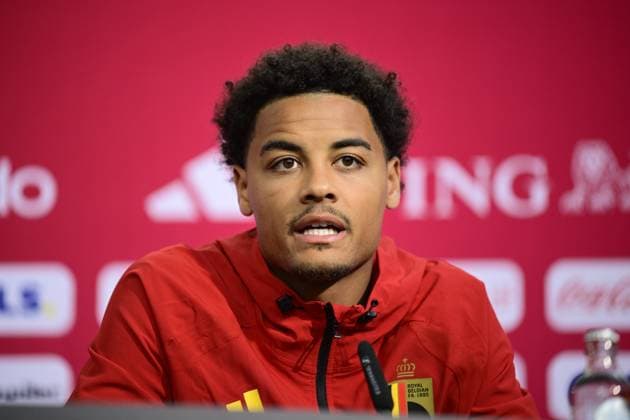 Belgian national football team - FIFA World Cup, WM, Weltmeisterschaft, Fussball 2026 - media activities 10 06 2026 RENTON, UNITED STATES OF AMERICA - JUNE 10 : De Winter Koni defender of Belgium pictured during a press conference, PK, Pressekonferenz at the training grounds of the Belgian national football team during the FIFA World Cup 2026 on June 10, 2026 in Renton, United States of America, 10 06 2026 Renton United States of America  Copyright: xJanxDexMeuleneirx