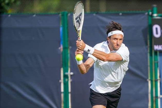2026-06-10 - Libema Open 2026 ROSMALEN, NETHERLANDS - JUNE 10: Arthur Rinderknech of France during the Libema Open 2026 at the Autotron on June 10, 2026 in Rosmalen, Netherlands Rosmalen Autotron Netherlands Content not available for redistribution in The Netherlands directly or indirectly through any third parties. Copyright: xAndrexWeeningx