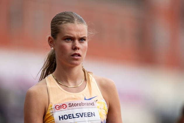 260610 Malin Hoelsveen od Norway ahead of women™s 800 meter nationalduring the Diamond League athletics competition Bislett Games on June 10, 2026 in Oslo Photo Marius Simensen BILDBYRAN COP 238 MM0071 bbeng friidrett friidrott athletics diamond league bislett games 2026 bislett games norge norway  Copyright: MARIUSxSIMENSEN BB260610BB435