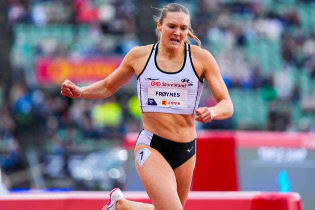 Athletics Bislett Games 2026 Oslo 20260610 Amanda Marie Froynes won the womens 800m national event at the Bislett Games at Bislett Stadium in Oslo Photo Heiko Junge NTB Oslo Norway EDITORIAL USE ONLY RESTRICTED USE FOR BETTING COMPANIES  Copyright: xHeikoxJungex xNTBx