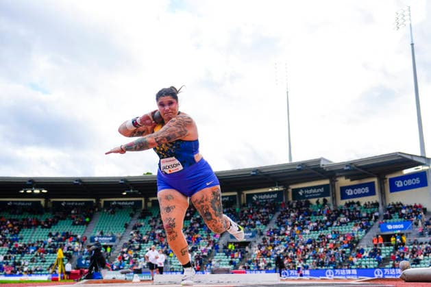 Athletics Bislett Games 2026 Oslo 20260610 Danniel Thomas Dodd from Jamaica in the Diamond League women s cool exercise during the Bislett Games at Bislett Stadium in Oslo Photo Beate Oma Dahle NTB Oslo Norway EDITORIAL USE ONLY RESTRICTED USE FOR BETTING COMPANIES  Copyright: xBeatexOmaxDahlex xNTBx