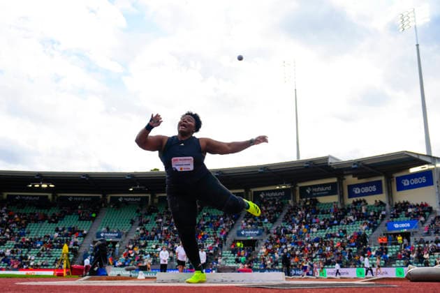 Athletics Bislett Games 2026 Oslo 20260610 Danniel Thomas Dodd from Jamaica in the Diamond League women s cool exercise during the Bislett Games at Bislett Stadium in Oslo Photo Beate Oma Dahle NTB Oslo Norway EDITORIAL USE ONLY RESTRICTED USE FOR BETTING COMPANIES  Copyright: xBeatexOmaxDahlex xNTBx