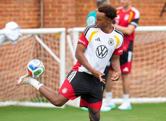 Assan Ouedraogo (Deutschland, 25) nimmt am Training. USA, Deutsche Fussballnationalmannschaft, Training, Winston-Salem, 10.06.2026 USA, Deutsche Fussballnationalmannschaft, Training, Winston-Salem, 10.06.2026 Winston-Salem *** Assan Ouedraogo Germany, 25 participates in training USA, German national soccer team, training, Winston Salem, 10 06 2026 USA, German national soccer team, training, Winston Salem, 10 06 2026 Winston Salem Copyright: xEibner-Pressefoto ScottxColemanx EP_SCN